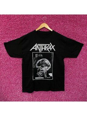Anthrax Sound of White Noise Album Thrash Metal Band Tee large
